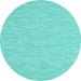 Round Machine Washable Abstract Light Blue Contemporary Rug, wshcon1847lblu