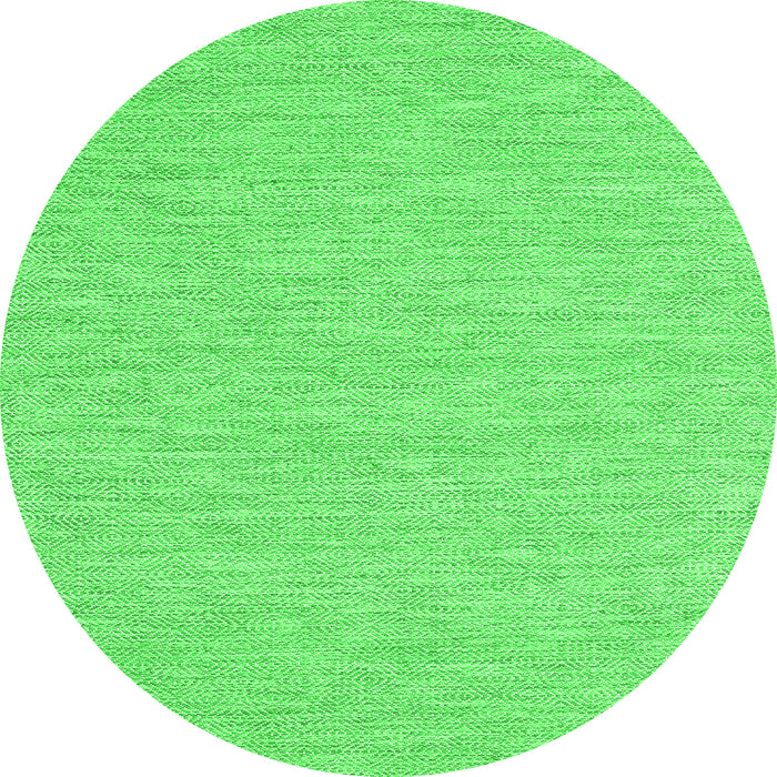Square Abstract Green Contemporary Rug, con1847grn