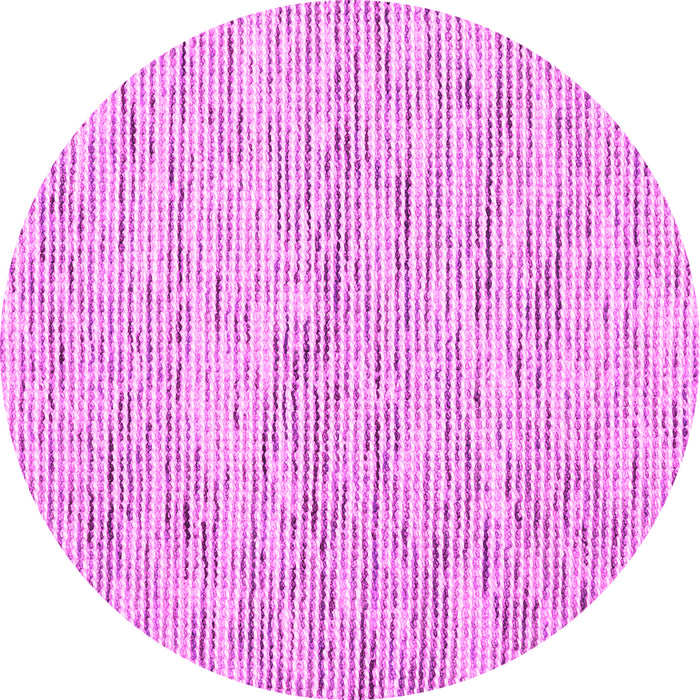 Round Abstract Pink Contemporary Rug, con1848pnk