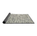 Thickness of Contemporary Gunmetal Gray Modern Rug, con1849