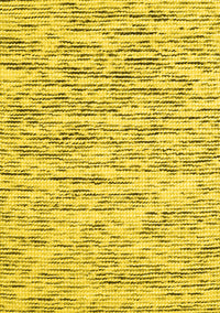 Abstract Yellow Contemporary Rug, con1849yw