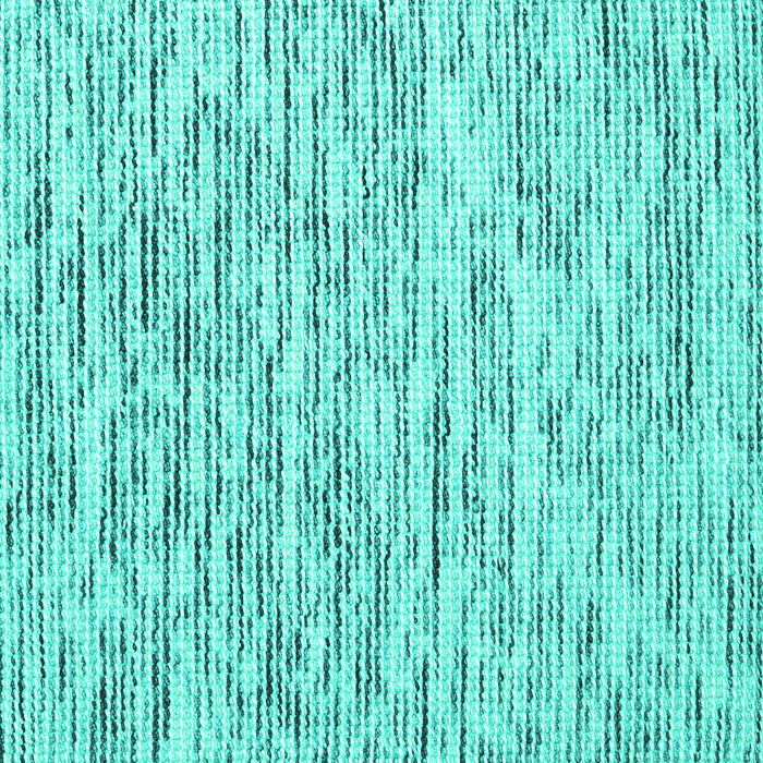 Square Abstract Turquoise Contemporary Rug, con1849turq