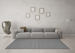 Machine Washable Abstract Gray Contemporary Rug in a Living Room,, wshcon184gry