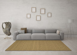 Machine Washable Abstract Brown Contemporary Rug in a Living Room,, wshcon184brn