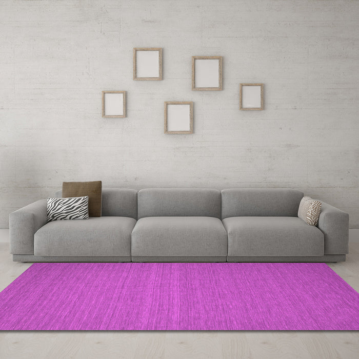 Machine Washable Abstract Pink Contemporary Rug in a Living Room, wshcon184pnk