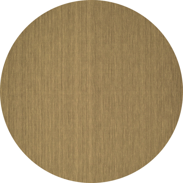 Round Abstract Brown Contemporary Rug, con184brn