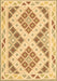 Machine Washable Southwestern Brown Country Rug, wshcon1850brn