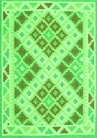 Southwestern Green Country Rug, con1850grn