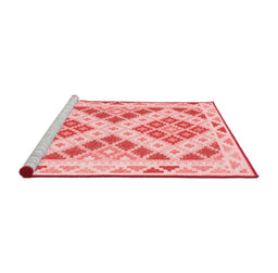 Country Red Washable Rugs