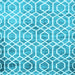 Square Trellis Light Blue Modern Rug, con1851lblu