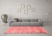 Modern Red Washable Rugs