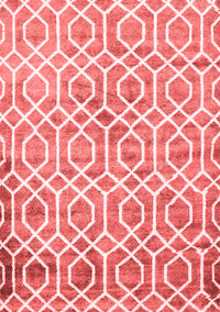 Trellis Red Modern Rug, con1851red