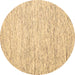 Round Solid Brown Modern Rug, con1852brn