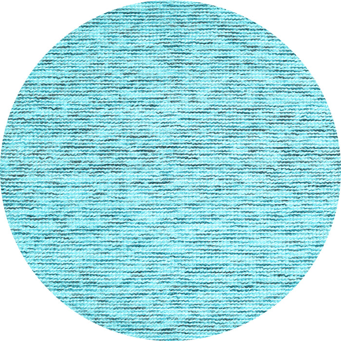 Round Abstract Light Blue Contemporary Rug, con1853lblu