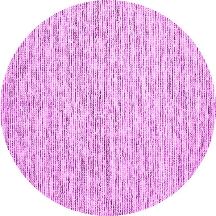 Round Abstract Pink Contemporary Rug, con1853pnk
