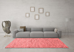 Contemporary Red Washable Rugs