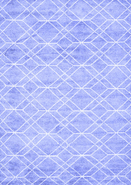 Abstract Blue Contemporary Rug, con1855blu
