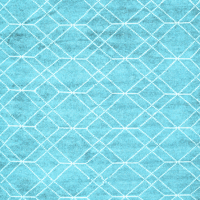 Machine Washable Abstract Light Blue Contemporary Rug, wshcon1855lblu