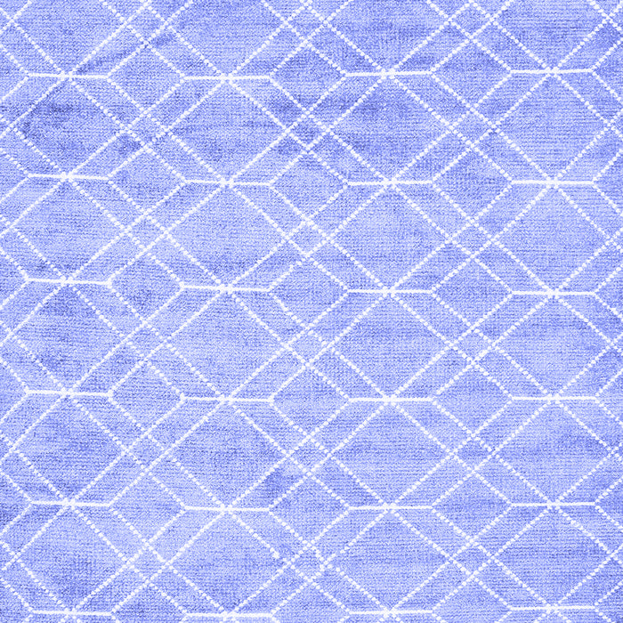 Abstract Blue Contemporary Rug, con1855blu