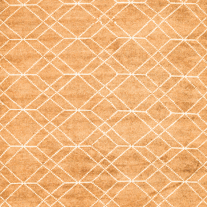 Abstract Orange Contemporary Rug, con1855org