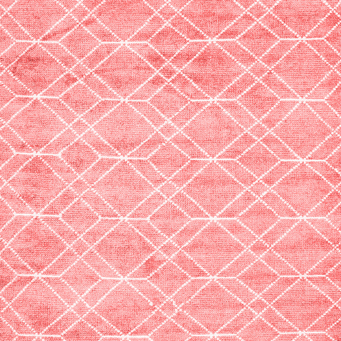 Machine Washable Abstract Red Contemporary Rug, wshcon1855red