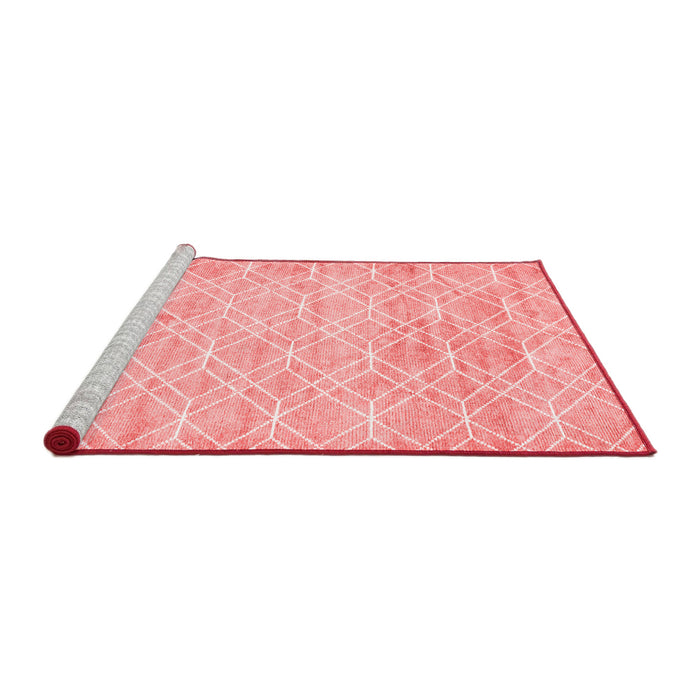 Contemporary Red Washable Rugs