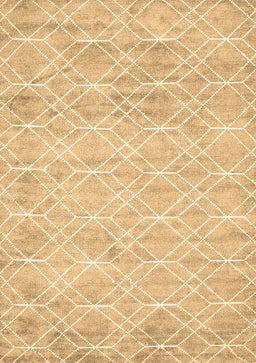 Abstract Brown Contemporary Rug, con1855brn