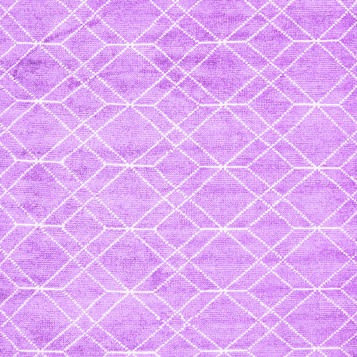 Abstract Purple Contemporary Rug, con1855pur