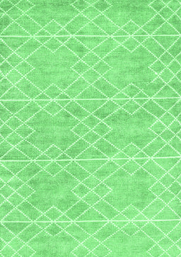 Abstract Emerald Green Contemporary Rug, con1856emgrn