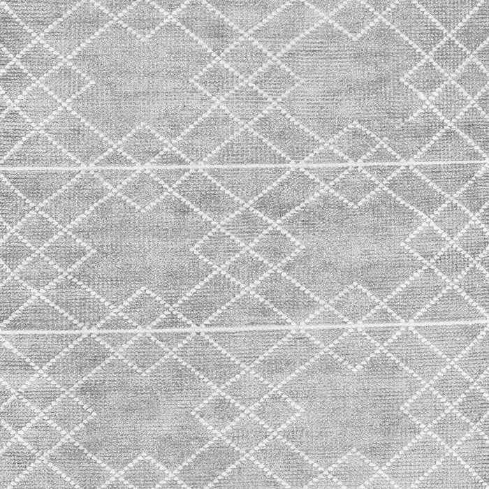 Abstract Gray Contemporary Rug, con1856gry