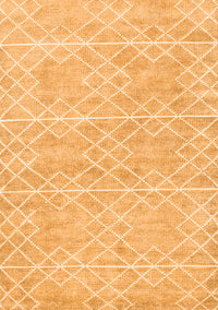 Abstract Orange Contemporary Rug, con1856org