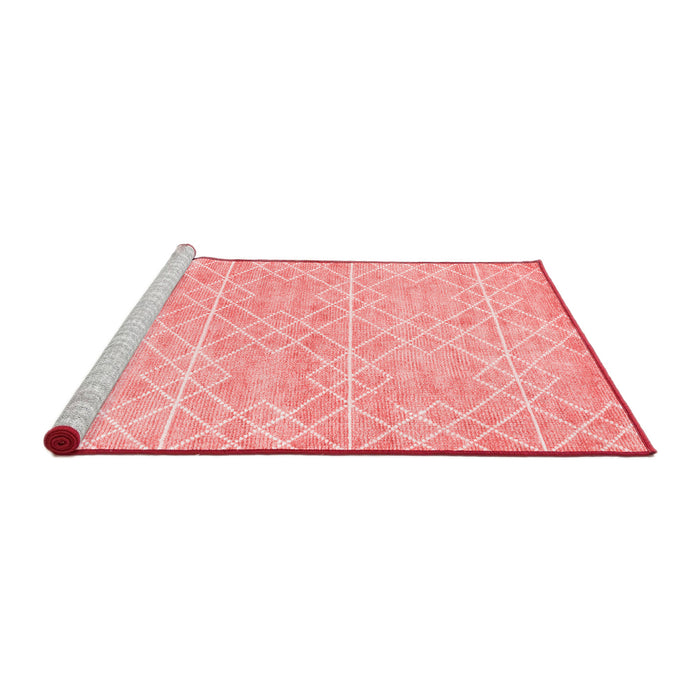 Contemporary Red Washable Rugs