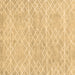 Square Abstract Brown Contemporary Rug, con1856brn