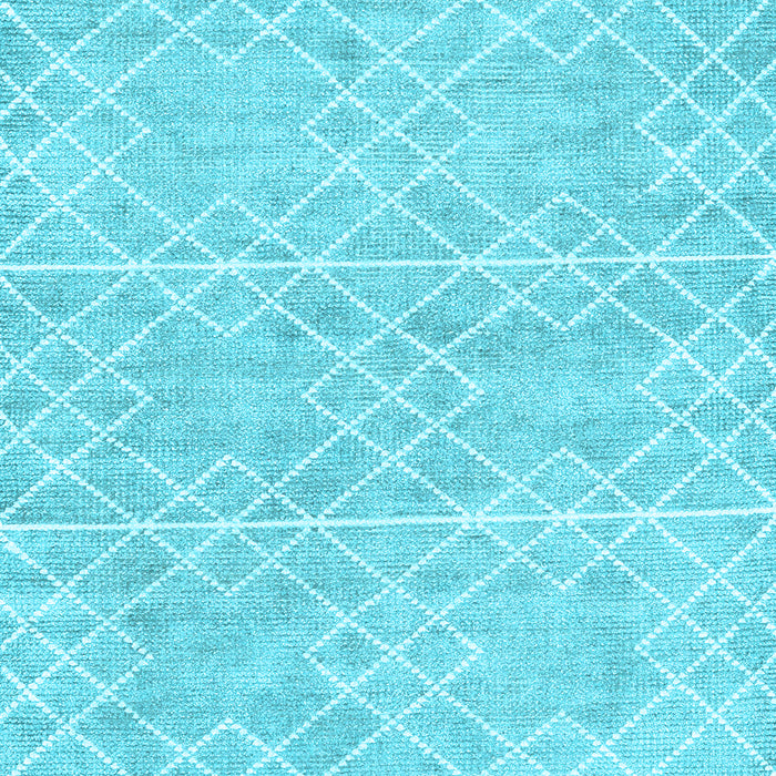Abstract Light Blue Contemporary Rug, con1856lblu