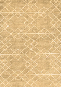 Abstract Brown Contemporary Rug, con1856brn