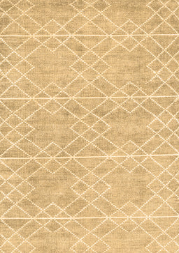 Abstract Brown Contemporary Rug, con1856brn