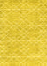 Abstract Yellow Contemporary Rug, con1856yw