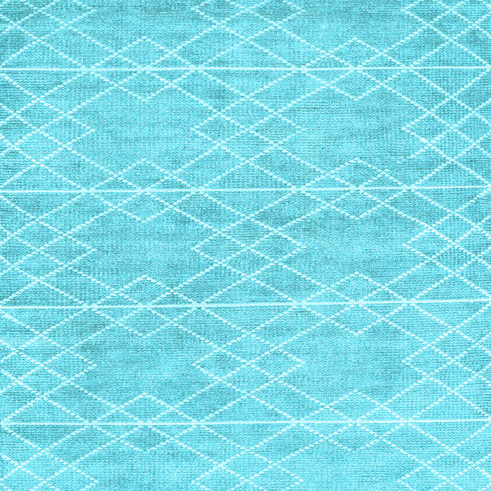 Square Machine Washable Abstract Light Blue Contemporary Rug, wshcon1856lblu