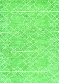 Abstract Green Contemporary Rug, con1856grn