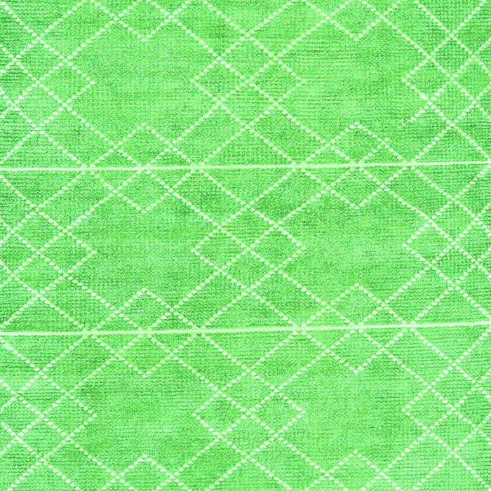 Abstract Green Contemporary Rug, con1856grn
