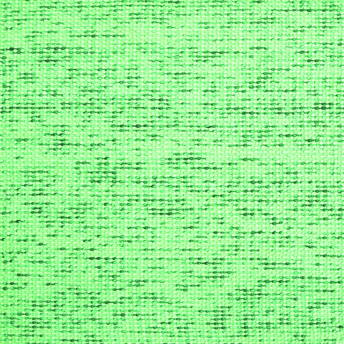 Serging Thickness of Solid Green Modern Rug, con1857grn