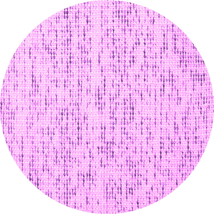 Round Solid Pink Modern Rug, con1857pnk