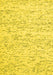 Machine Washable Solid Yellow Modern Rug, wshcon1857yw