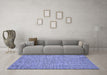 Machine Washable Abstract Blue Contemporary Rug in a Living Room, wshcon1858blu