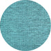 Round Machine Washable Abstract Light Blue Contemporary Rug, wshcon1858lblu