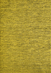 Abstract Yellow Contemporary Rug, con1858yw