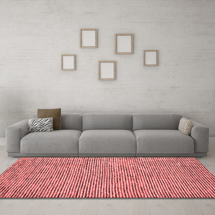 Contemporary Red Washable Rugs