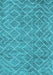 Abstract Light Blue Contemporary Rug, con1859lblu