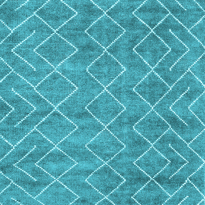 Abstract Light Blue Contemporary Rug, con1859lblu