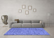 Machine Washable Abstract Blue Contemporary Rug in a Living Room, wshcon1859blu